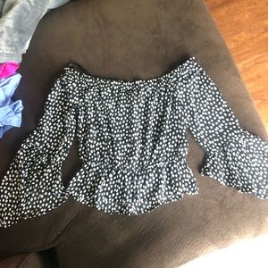 Express off shoulder top